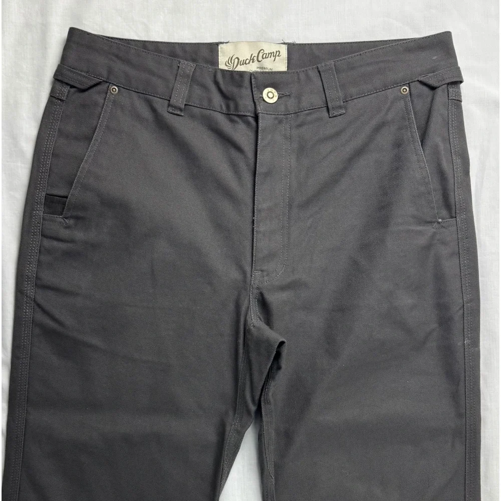 Duck Camp‎ Mens 32x31 Premium Outdoor Goods Cordura Fabric canvas Pants Gray